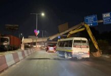 Pont 8 Novembre : un accident complique la circulation routière à Kaloum.