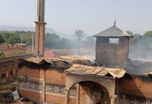 Kolenté : une mosquée ravagée par un incendie d’origine accidentelle.