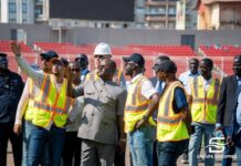 Stade du 28 Septembre : KPC constate l’avancée des travaux avant la phase décisive.