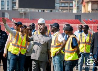Stade du 28 Septembre : KPC constate l’avancée des travaux avant la phase décisive.