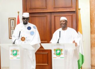 Côte d’Ivoire–Guinée : Ouattara et Doumbouya veulent donner un nouvel élan à leur coopération.