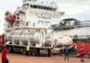 FAPGAZ-SA : Accostage d’un butanier de 730 tonnes au port Autonome de Conakry.
