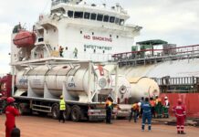 FAPGAZ-SA : Accostage d’un butanier de 730 tonnes au port Autonome de Conakry.